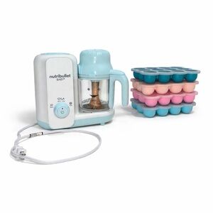 Nutribullet Baby Blue Baby Food Maker with Silicone Frozen Tray Set
